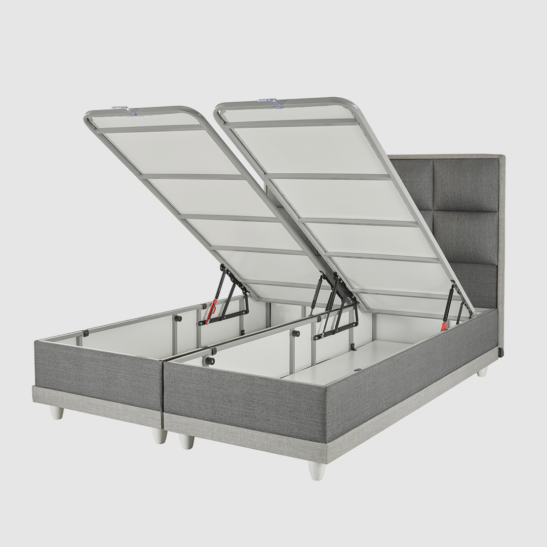 Turkish Storage Bed Baza Factory upholstered bed base